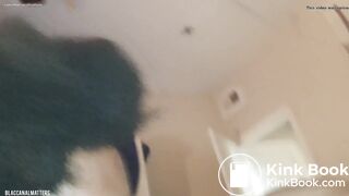 Cleaning Ebony wife Asshole Of Tasty Scat (anal clit)