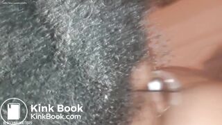 Cleaning Ebony wife Asshole Of Tasty Scat (anal clit)