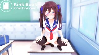 Girl pee and poop