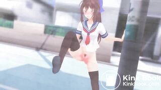 Girl pee and poop