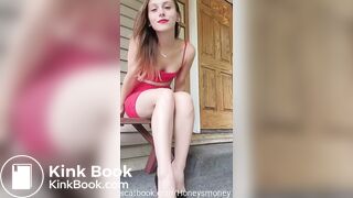 Sexy Blonde Poop And Pee