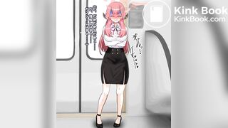 Girl diarrhea animated
