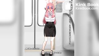 Girl diarrhea animated