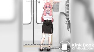 Girl diarrhea animated
