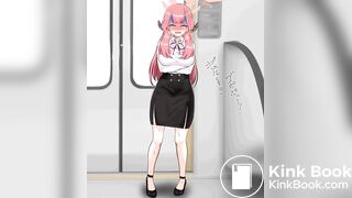 Girl diarrhea animated