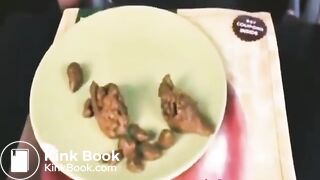 The Ebony Lady prepares an exquisite meal