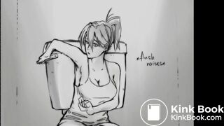 Punished a toilet slave by scat