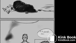 Punished a toilet slave by scat