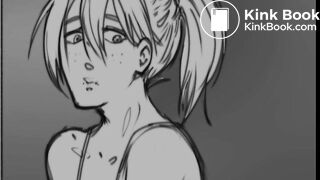 Punished a toilet slave by scat