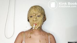 Hot Latina Extreme Diarrhea Smearing