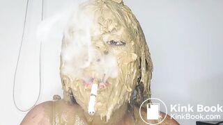 Hot Latina Extreme Diarrhea Smearing