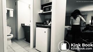 Hot white girl exploding shit into panties