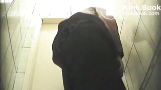 Elegant Russian woman spy wc poop 924