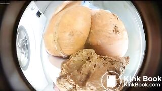 Betty panty smearing on toilet