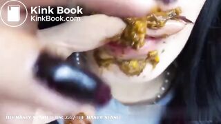 Black Hair, Cute Face, Shit and Corn in Her Mouth