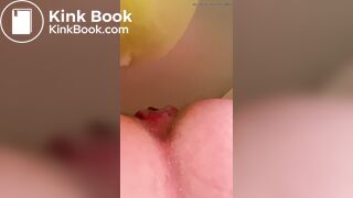 MILF drops a chunk turd