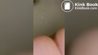 Milf drops a chunky poo