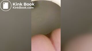 Milf drops a chunky poo