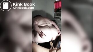 Huge wife poops on penis..