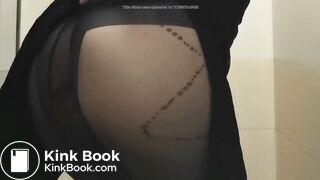 Girl almost made it to the toilet but pantypoop