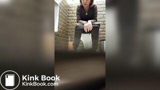 Girl farts and poops with plops