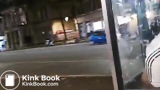 Ebony girl shit in phone box