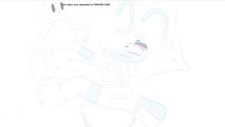 cyan messes up her diaper