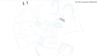 cyan messes up her diaper