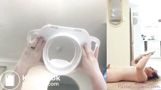 Shitting big booty on slave face