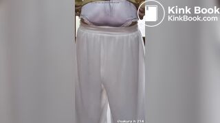 Japanese girl poop panty