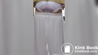 Japanese girl poop panty