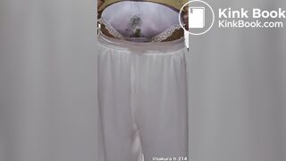 Japanese girl poop panty