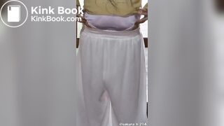 Japanese girl poop panty