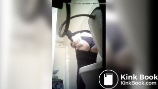 Beautiful Russian woman spy wc poop 964