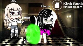 Gacha life girl turned into fart and shit maid