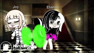 Gacha life girl turned into fart and shit maid