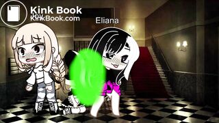 Gacha life girl turned into fart and shit maid