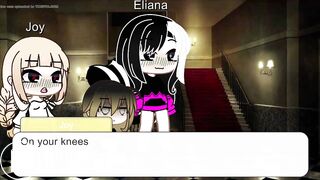 Gacha life girl turned into fart and shit maid