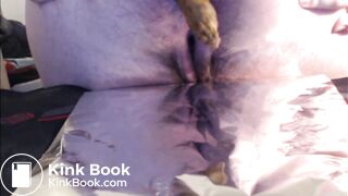 Large and thick shit explosion