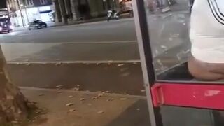 Black woman shit in a phone booth