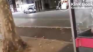 Black woman shit in a phone booth