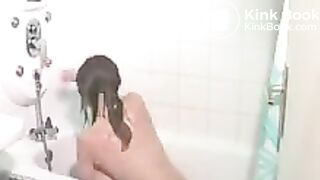 Enema scat smearing..