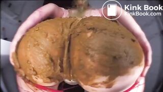 BP Panty Fishnet scat smear