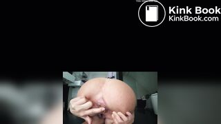 big ass pooping closeup