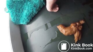 big ass pooping closeup