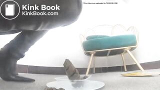 Very thick poop - video 2