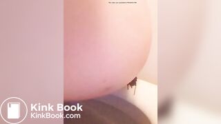 girl taking a toilet shit