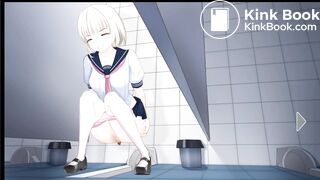 Watching Anya in the bathroom