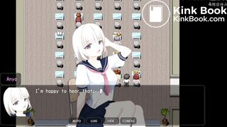 Watching Anya in the bathroom