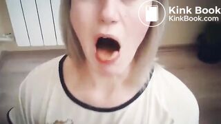 Eating poo with berries..